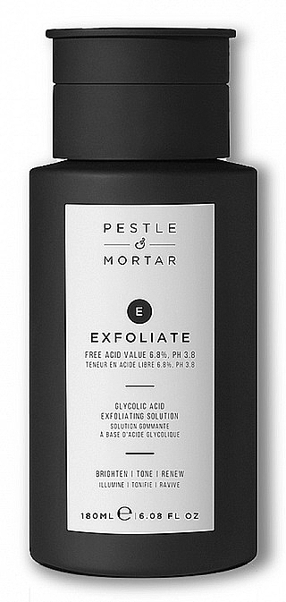 Відлущувальний тонік для обличчя - Pestle & Mortar Exfoliate Glycolic Acid Toner — фото N1