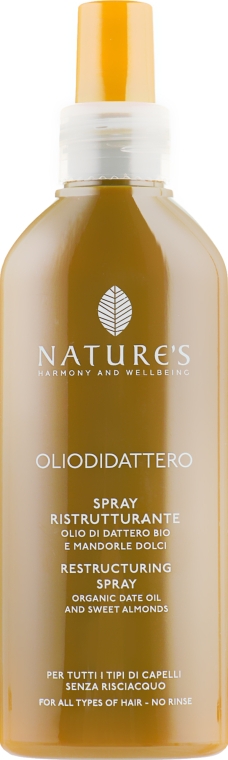 Восстанавливающий спрей для волос - Nature's Oliodidattero Restructuring Spray — фото N2