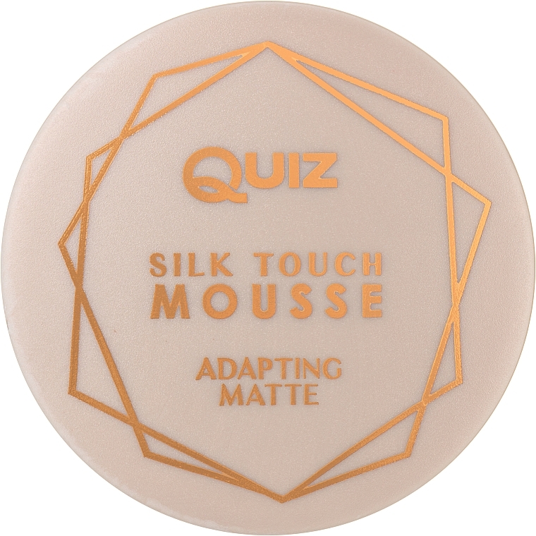 Тональний мус - Quiz Cosmetics Silk Touch Mousse Adapting Matte