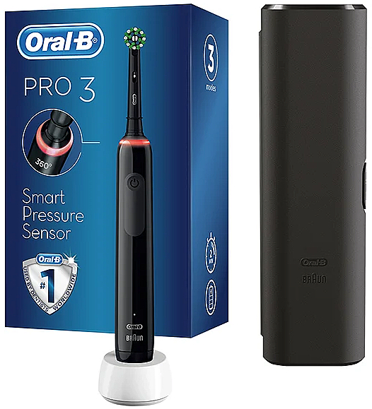 Электрическая зубная щетка + чехол - Oral-B Pro 3 3500 D505.513.3X — фото N1