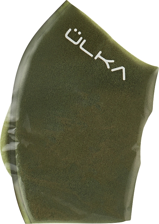 Багаторазова захисна вугільна маска пітта, хакі - Ulka — фото N1
