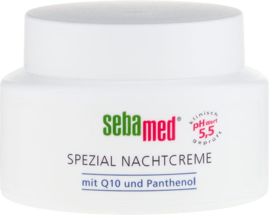 Ночной крем для лица - Sebameda Q10 Night Cream — фото N2