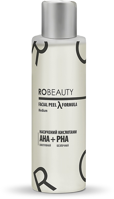 SOS лосьон с кислотами (AHA+BHA+PHA) для нормальной кожи - RoBeauty Facial Peel Formula Medium — фото N1