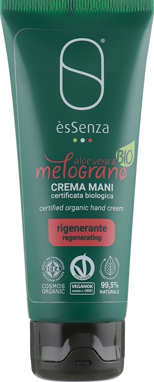 Крем для рук "Алоэ вера и гранат" - EsSenza Aloe Vera & Melograno Hand Cream