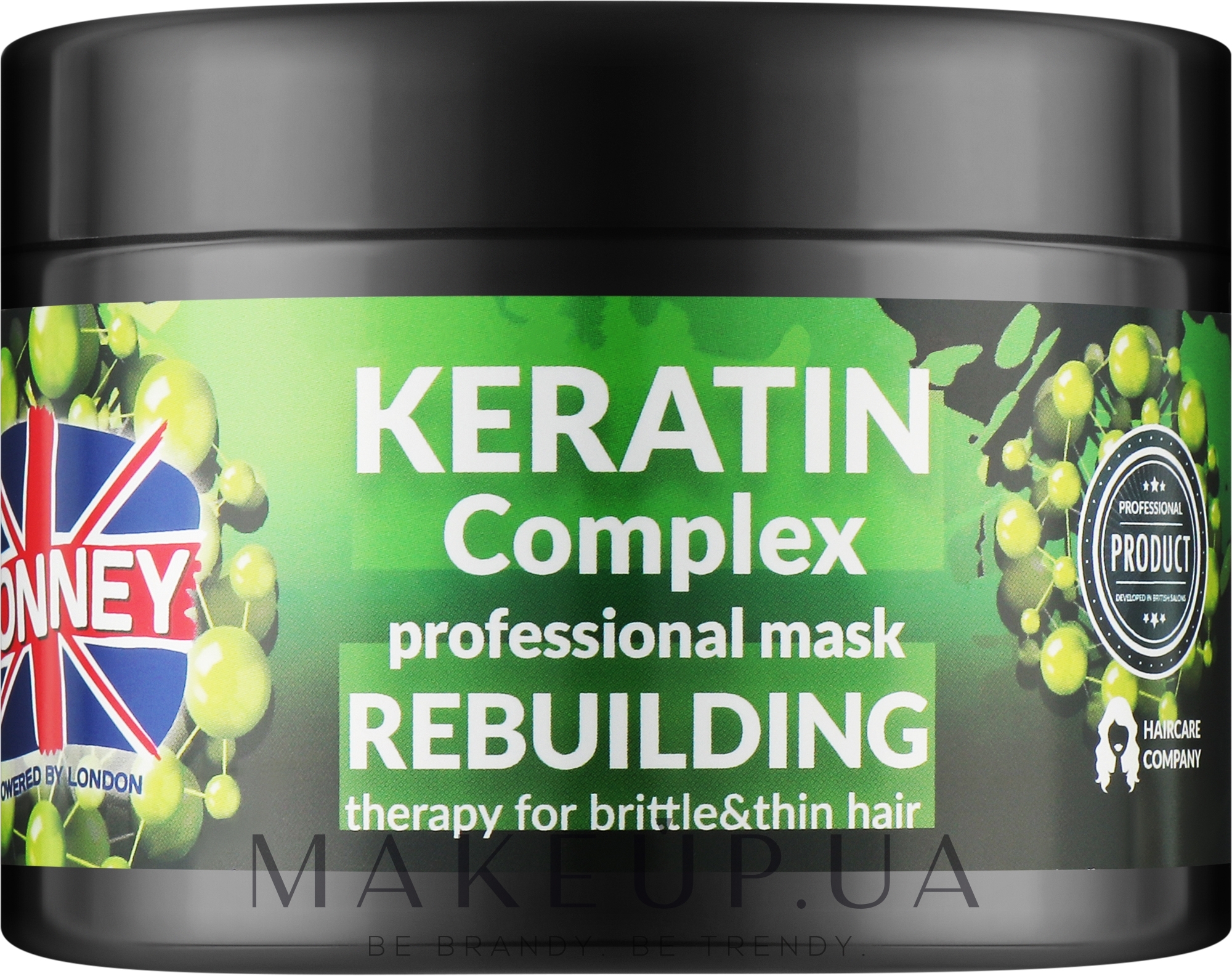 Маска для волос - Ronney Professional Keratin Complex Rebuilding Therapy Mask — фото 300ml