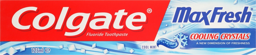 Зубная паста отбеливающая - Colgate Max Fresh With Cooling Crystals Cool Mint — фото N1