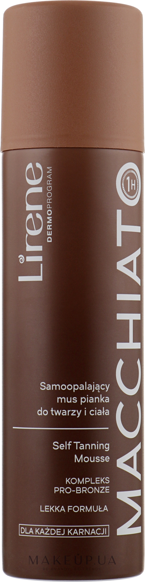 Мусс-автозагар для лица и тела - Lirene Self-tanning Face & Body Mousse — фото 150ml