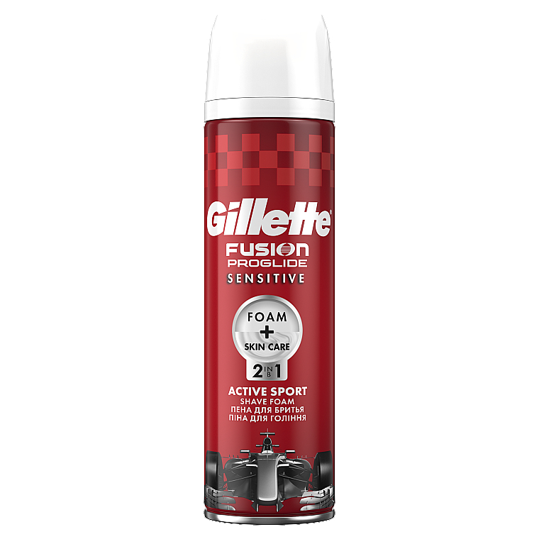 Піна для гоління - Gillette Fusion ProGlide Sensitive Active Sport Shave Foam