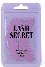 Парфумерія, косметика Патчі силіконові, фіолетові - Lash Secret Multi-Use Eye Pads