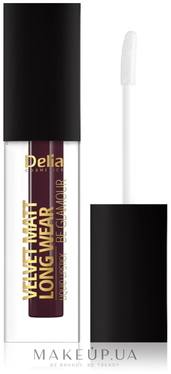 Жидкая матовая помада - Delia Velvet Matt Long Wear Be Glamour Liquid Lipstick — фото 105 - Berry Sorbet