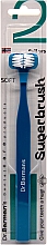 Парфумерія, косметика Тристороння зубна щітка, компактна, синя - Dr. Barman's Superbrush Compact