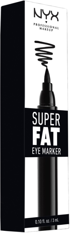 Супер толстая подводка для глаз - NYX Professional Makeup Super Fat Eye Marker — фото N2