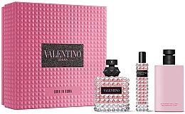 Парфумерія, косметика Valentino Donna Born In Roma Set - Набір (edp/100ml + edp/mini/15ml + b/lotion/100ml)