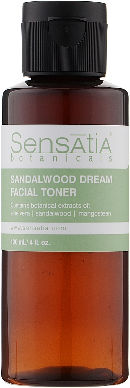 Тоник для лица "Сандаловое Дерево" - Sensatia Botanicals Sandalwood Dream Facial Toner — фото N2