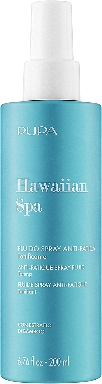 Флюид для тела против усталости - Pupa Hawaiian Spa Anti-Fatigue Spray Fluid Toning