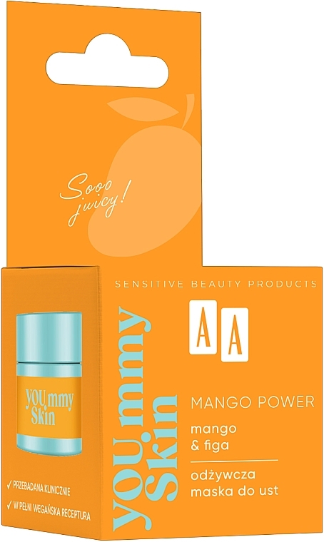 Питательная маска для губ - AA You.mmy Skin Mango Power — фото N2