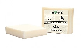 Мило для обличчя й тіла "Ослине молоко" - Soap&Friends — фото N1
