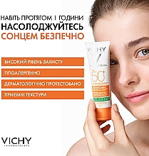Солнцезащитный матирующий крем 3-в-1 для жирной, проблемной кожи, spf50+ - Vichy Capital Soleil Mattifying 3-in-1 — фото N3