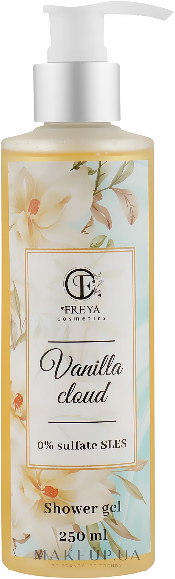 Безсульфатный гель для душа - Freya Cosmetics Vanilla Cloud Shower Gel — фото 250ml