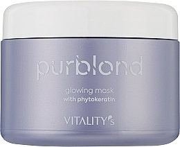 Маска для светлых волос - Vitality's Purblond Glowing Mask — фото N1