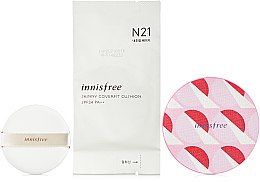 Парфумерія, косметика Набір "Кушон" - Innisfree Cushion (cushion/14g + case+puff)