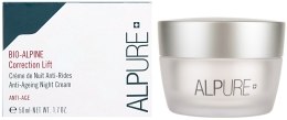 Парфумерія, косметика Крем нічний розгладжуючий - Alpure Bio-Alpine Refining Night Cream