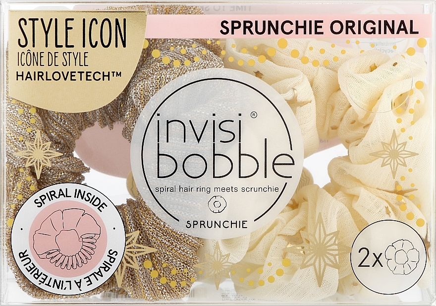 Резинка-браслет для волосся - Invisibobble Sprunchie Time To Shine Bring On The Night — фото N4