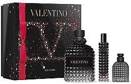 Парфумерія, косметика Valentino Uomo Born In Roma - Набір (edt/100ml + edt/mini/15ml + edt/mini/4ml)