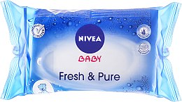 Влажные салфетки детские - NIVEA Baby Fresh & Pure Cleansing Wipes — фото N1