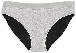 Менструальные трусики, серые - Platanomelon Kiwitas Classic Sporty Menstrual Panties — фото N1