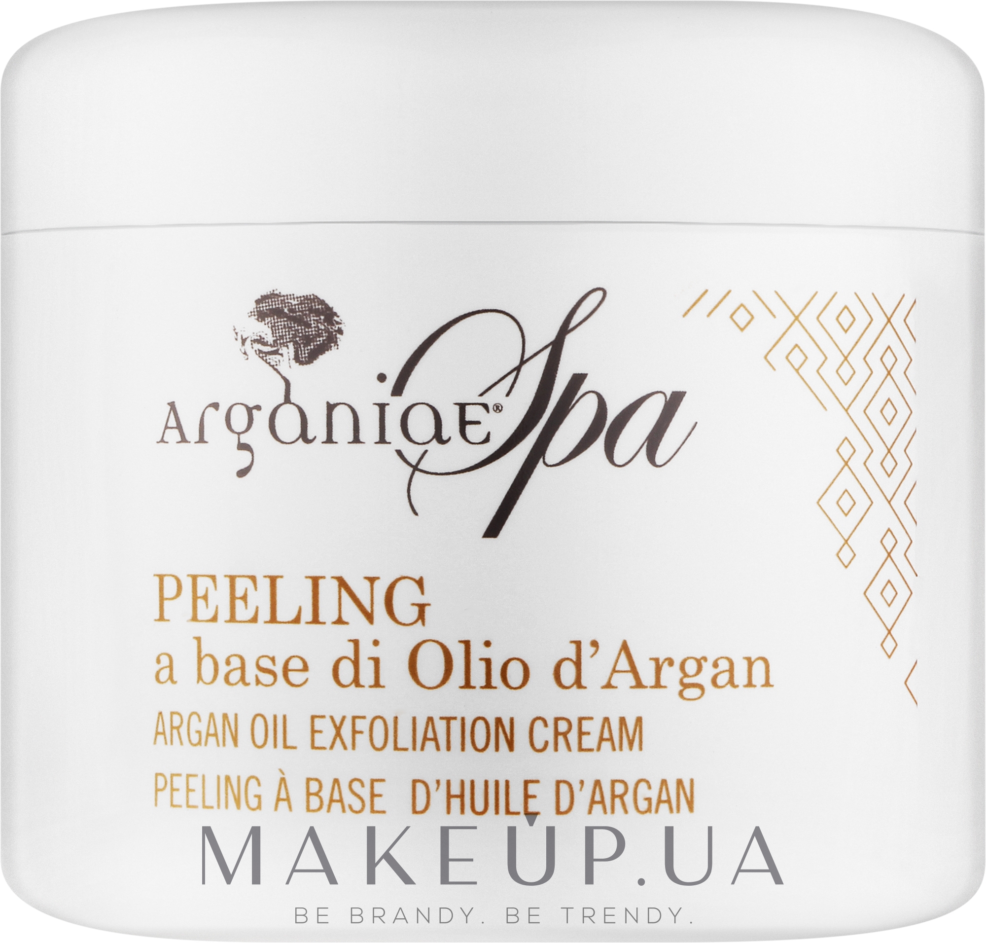 Крем-пилинг с микросферами для лица и тела с аргановым маслом - Arganiae Spa Argan Oil Exfoliation Cream — фото 500ml