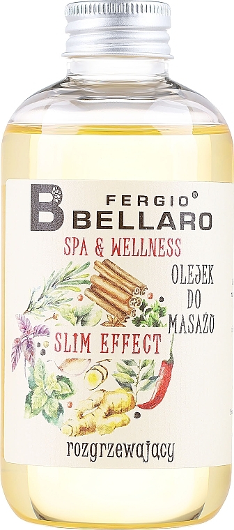 Масажна олія - Fergio Bellaro Massage Oil Slm Effect — фото N1