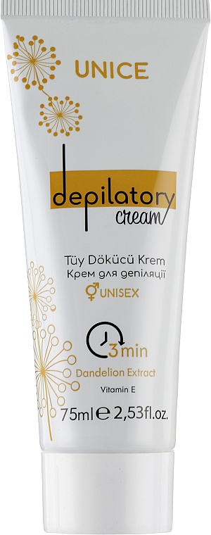 Крем для депиляции с витамином Е - Unice Depilatory Cream