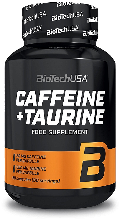 Харчова добавка "Кофеїн + таурин" - BioTechUSA Caffeine+Taurine Food Supplement — фото N1