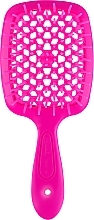 Духи, Парфюмерия, косметика Расческа для волос 83SP234 FF2, фуксия с розовым - Janeke Small Superbrush 