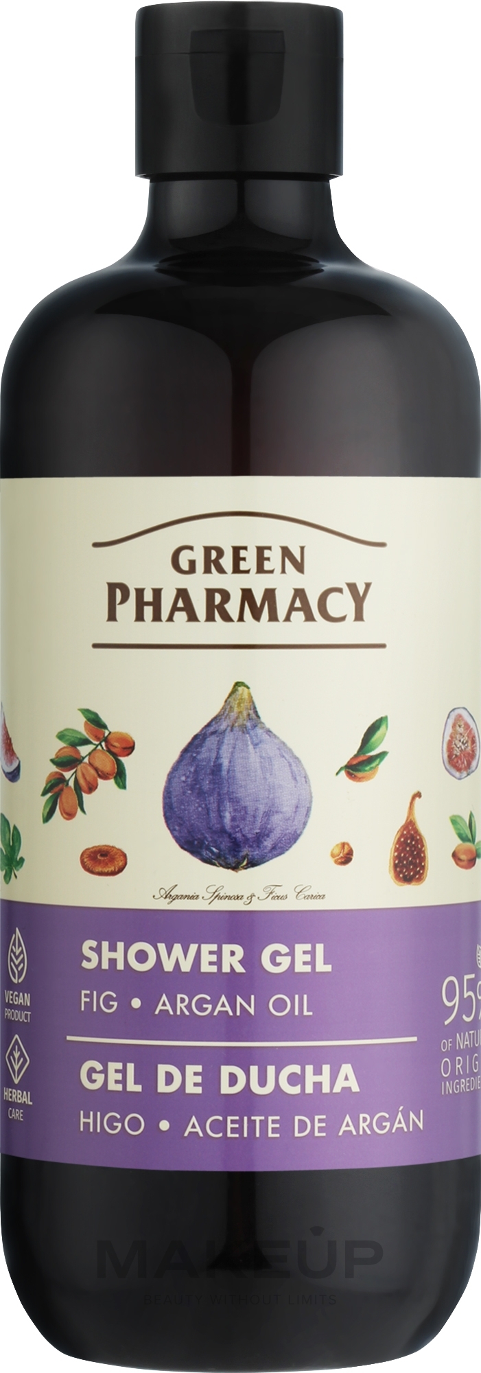 Гель для душу "Інжир та арганова олія" - Зелена Аптека — фото 500ml