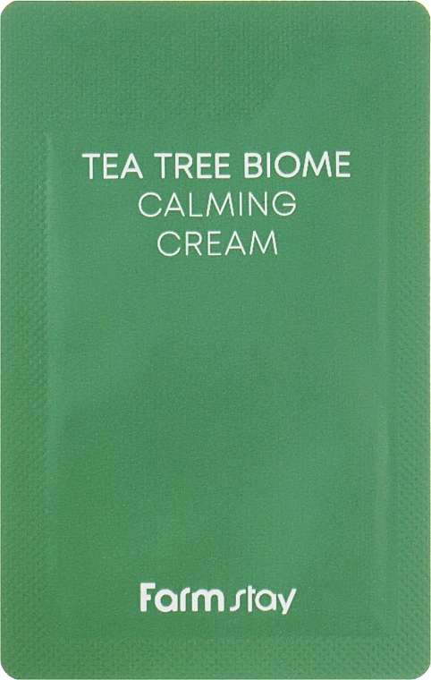 Крем із чайним деревом для проблемної шкіри обличчя - FarmStay Tea Tree Biome Calming Cream (пробник)