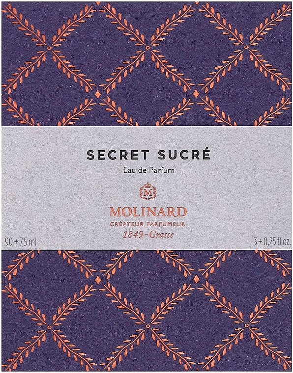 Molinard Secret Sucre - Набор (edp/90ml + edp/7.5ml) — фото N2