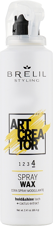 Спрей-воск для волос - Brelil Art Creator Gel Spray Wax — фото N1