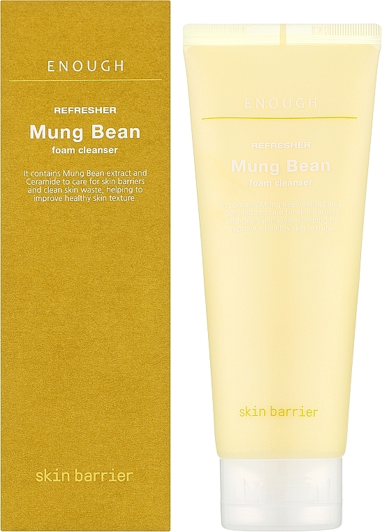 Пінка для вмивання - Enough Refresher Mung Bean Foam Cleanser — фото N2