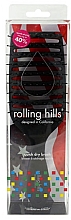 Расческа для быстрой сушки волос, черная - Rolling Hills Hairbrushes Quick Dry Brush Black — фото N1