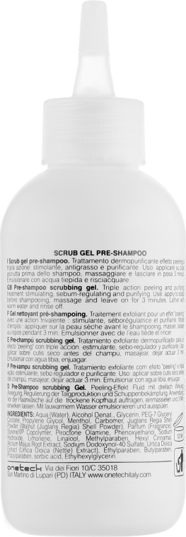 Пре-шампунь "Пілінг для шкіри голови" Fanola Pre-Shampoo Scrubbing Gel - Fanola Pre-Shampoo Scrubbing Gel — фото N2