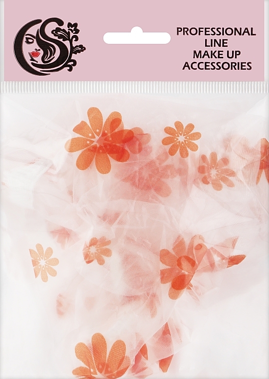 Шапочка для душа, прозрачная, цветы - Cosmo Shop — фото N1