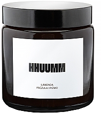 Натуральна соєва свічка з ароматом лаванди, пачулів, мускусу - Hhuumm — фото N1
