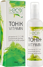 Тонік для обличчя "Vitamin" - I-Eco — фото N2