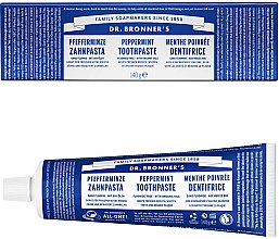 Відбілювальна зубна паста без вмісту фтору "М'ята" - Dr. Bronner’s Peppermint Toothpaste — фото N2