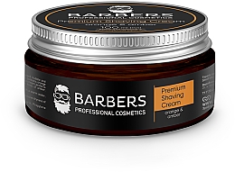 Крем для бритья с увлажняющим эффектом - Barbers Premium Shaving Cream Orange-Amber — фото N2