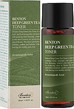 Тоник для лица - Benton Deep Green Tea Toner (мини) — фото N2