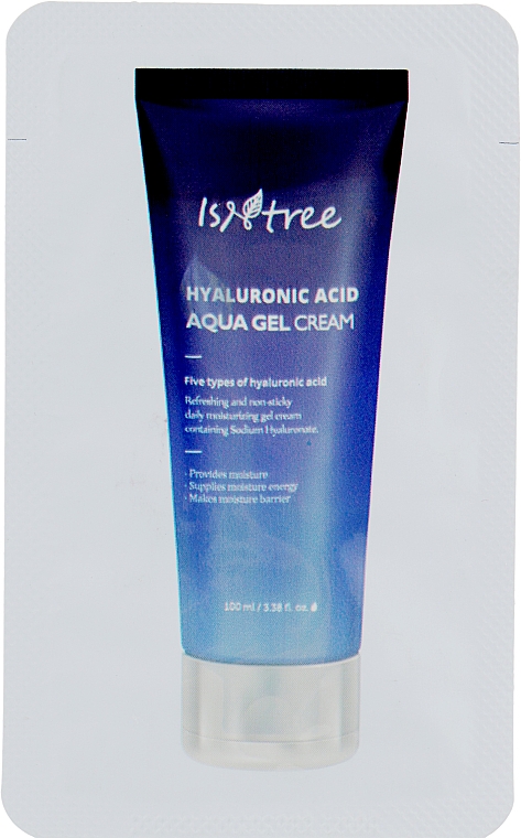 Гель-крем увлажняющий гиалуроновый - Isntree Hyaluronic Acid Aqua Gel Cream (пробник) — фото N1