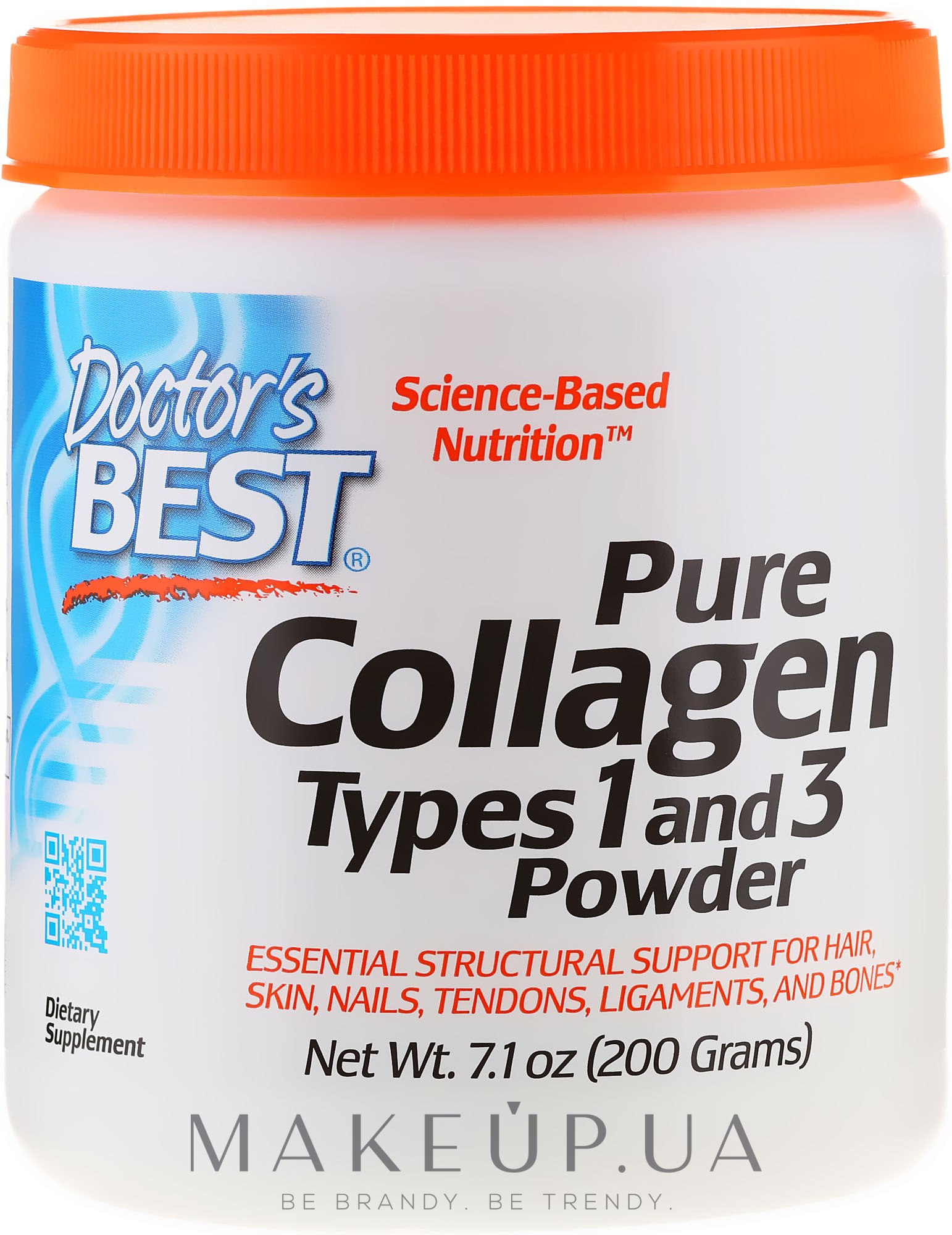 Коллаген 1 и 3 типа (в порошке) - Doctor's Best Best Collagen Types 1 & 3 Powder — фото 200g